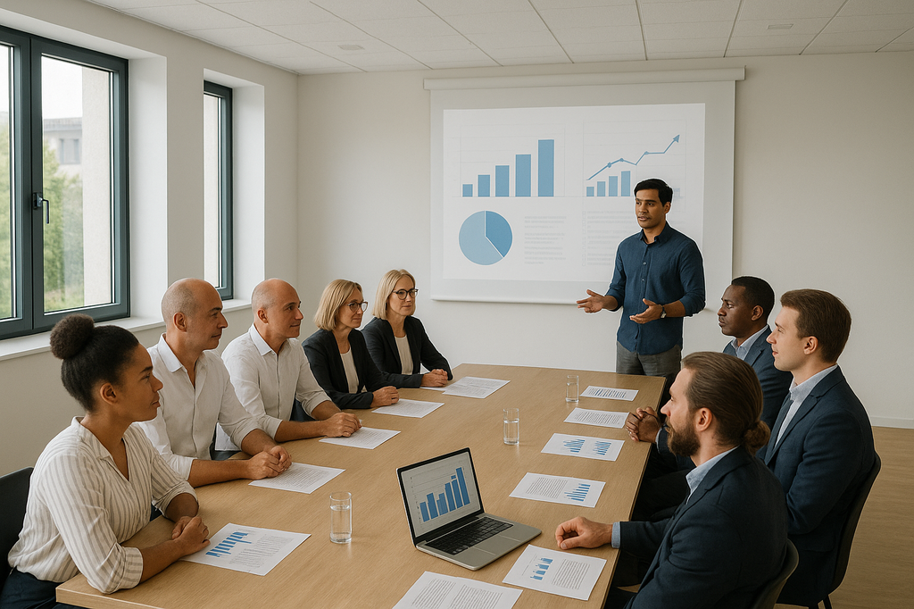 Engineers at PIKIS AGENTS working on AI solutions